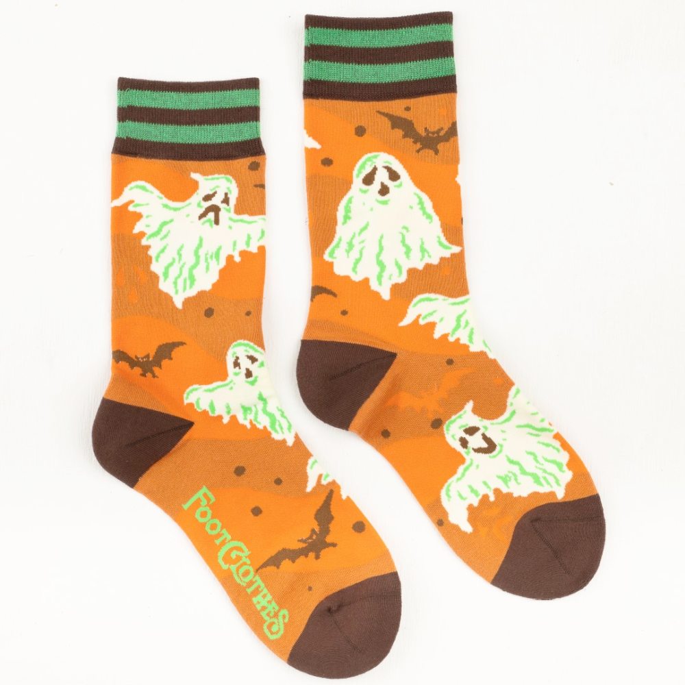 Footclothes - Vintage Ghost Chaussettes - Orange